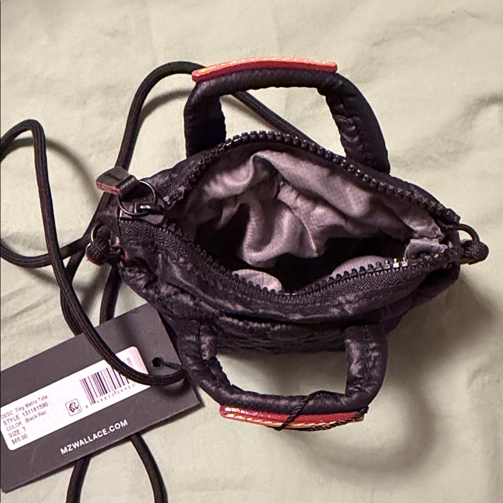 MZ Wallace Black Quilted Mini Bag - Picture 4 of 4